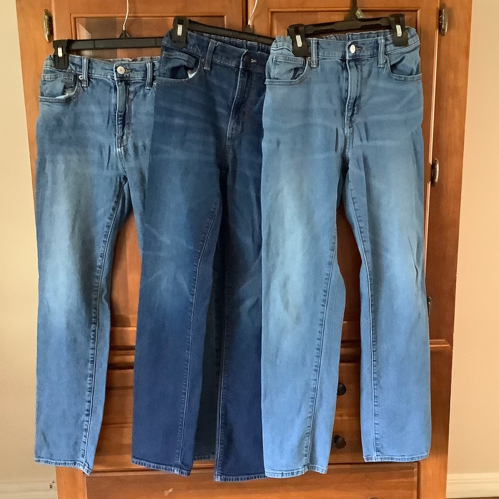 Lot of 3 Old Navy Boys 16 Skinny Jeans
